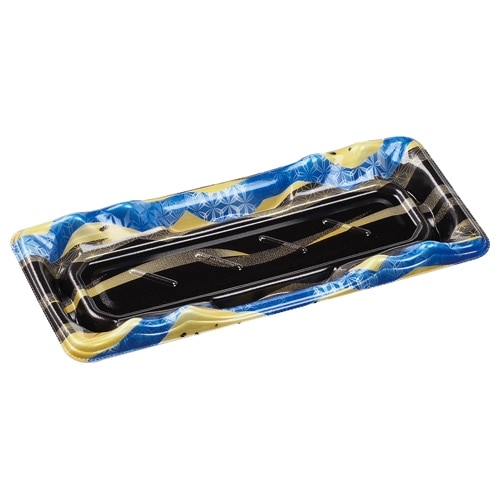 エフピコ 寿司容器　大波皿 1-5(V1)　本体  山瀬青　50枚入×20袋（1000枚）/箱