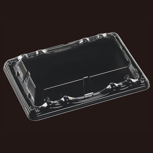 エフピコ 寿司容器　T-大波皿2-4　嵌合低蓋　50枚入×18袋（900枚）/箱