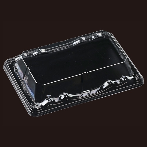 エフピコ 寿司容器　T-大波皿2-4　嵌合蓋　50枚入×18袋（900枚）/箱