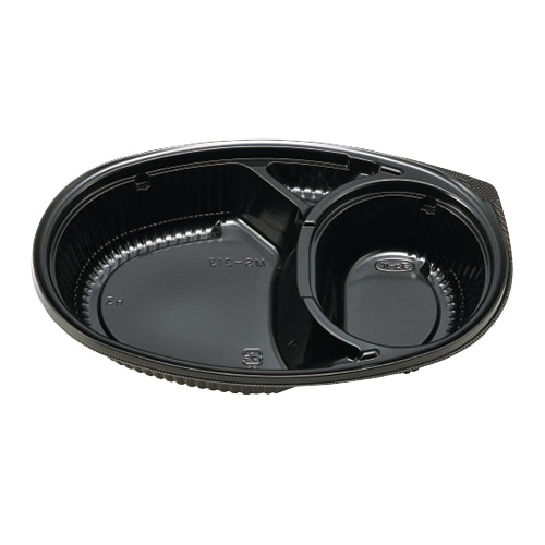 エフピコチューパ カレー容器　MS-213 本体 黒　50枚入×12袋（600枚）/箱