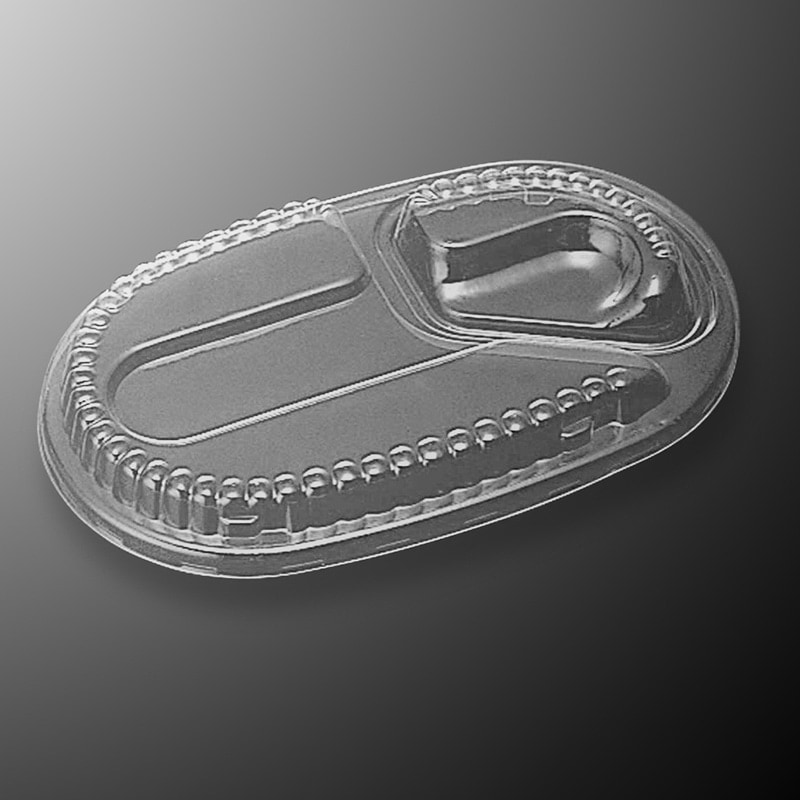 中央化学 カレー容器 CFカレー No.1 防曇蓋 　50枚入×16袋（800枚）/箱