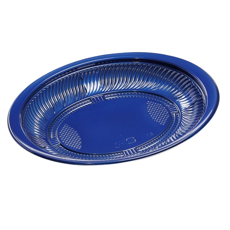 エフピコ プレート容器　MSD-ランチ70　本体 Ｍブルー　50枚入×12袋（600枚）/箱