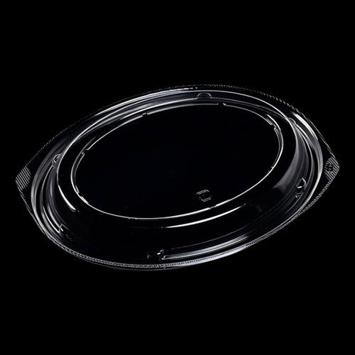 エフピコ プレート容器　T-ESランチ70 内嵌合蓋（Ｖ）OPS　50枚入×12袋（600枚）/箱