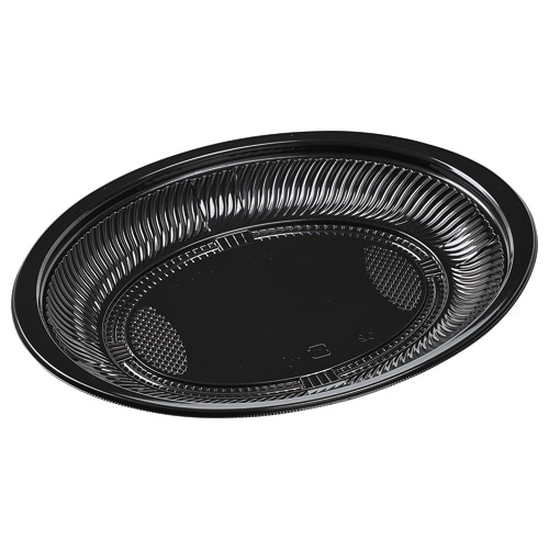エフピコ プレート容器　MSD-ランチ74　本体 黒　50枚入×8袋（400枚）/箱