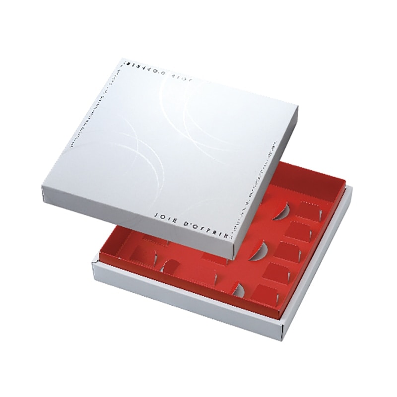 ヤマニパッケージ 洋菓子箱　ギフトBOX ループ　大 20-2068　50セット/箱（ご注文単位1箱）