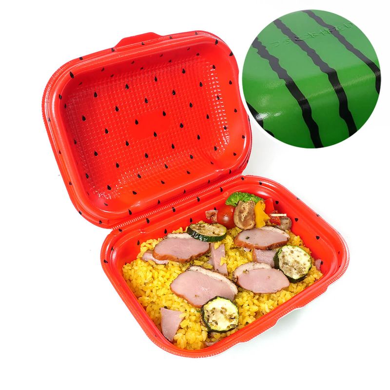 エフピコ 折蓋弁当容器　DLVボーノ 22-16 スイカ　30枚入×6袋（180枚）/箱