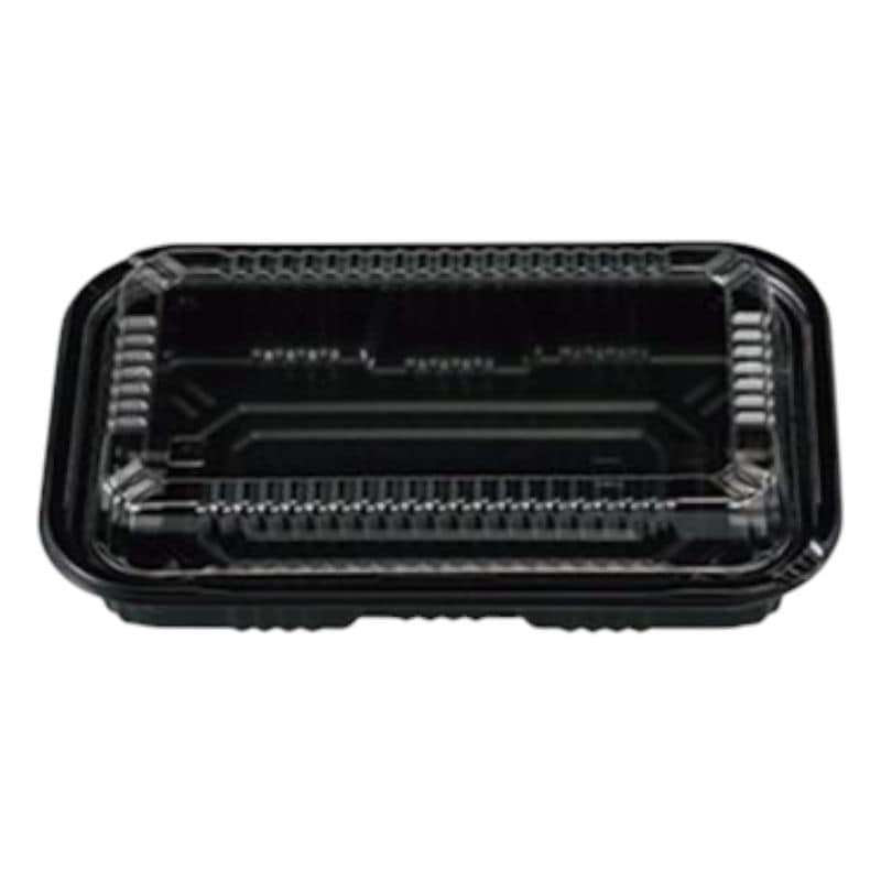 エフピコチューパ 弁当容器　CM-7　本体・蓋セット 黒　50枚入×10袋（500枚）/箱.