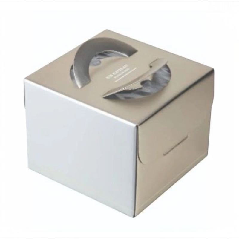 ヤマニパッケージ ケーキ箱 シャルムデコ 5号 台紙なし DE-264 100枚/箱（ご注文単位1箱）