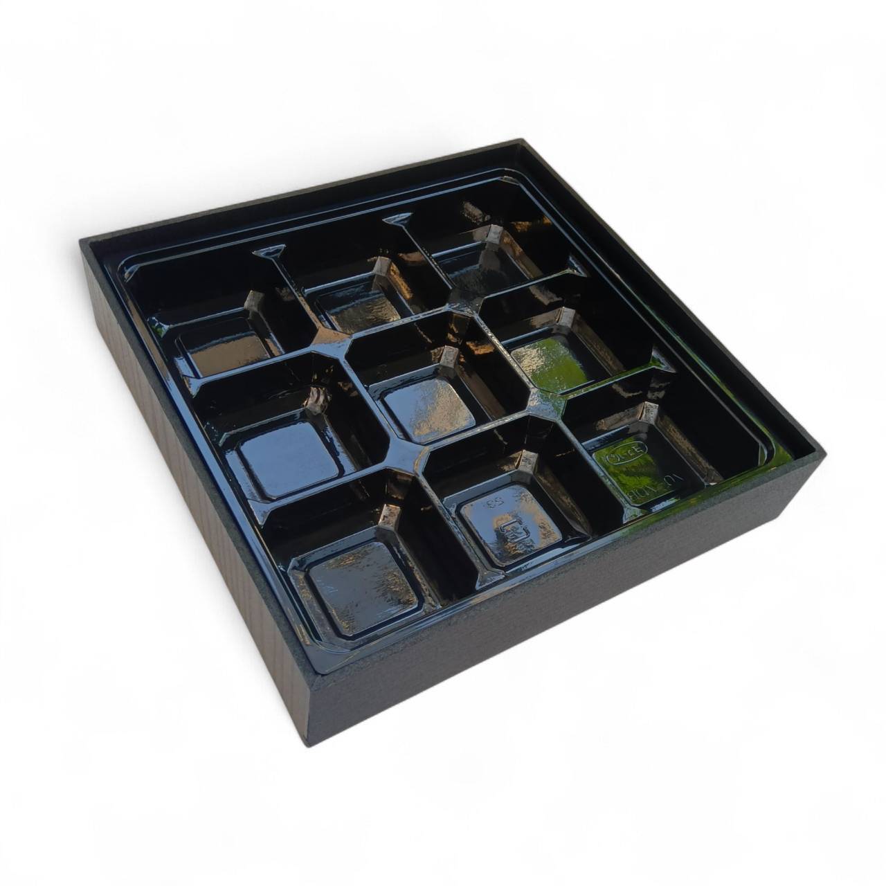 エフピコチューパ 仕出し弁当容器 紙ボックス用 PS中仕切 70-70B 黒 50