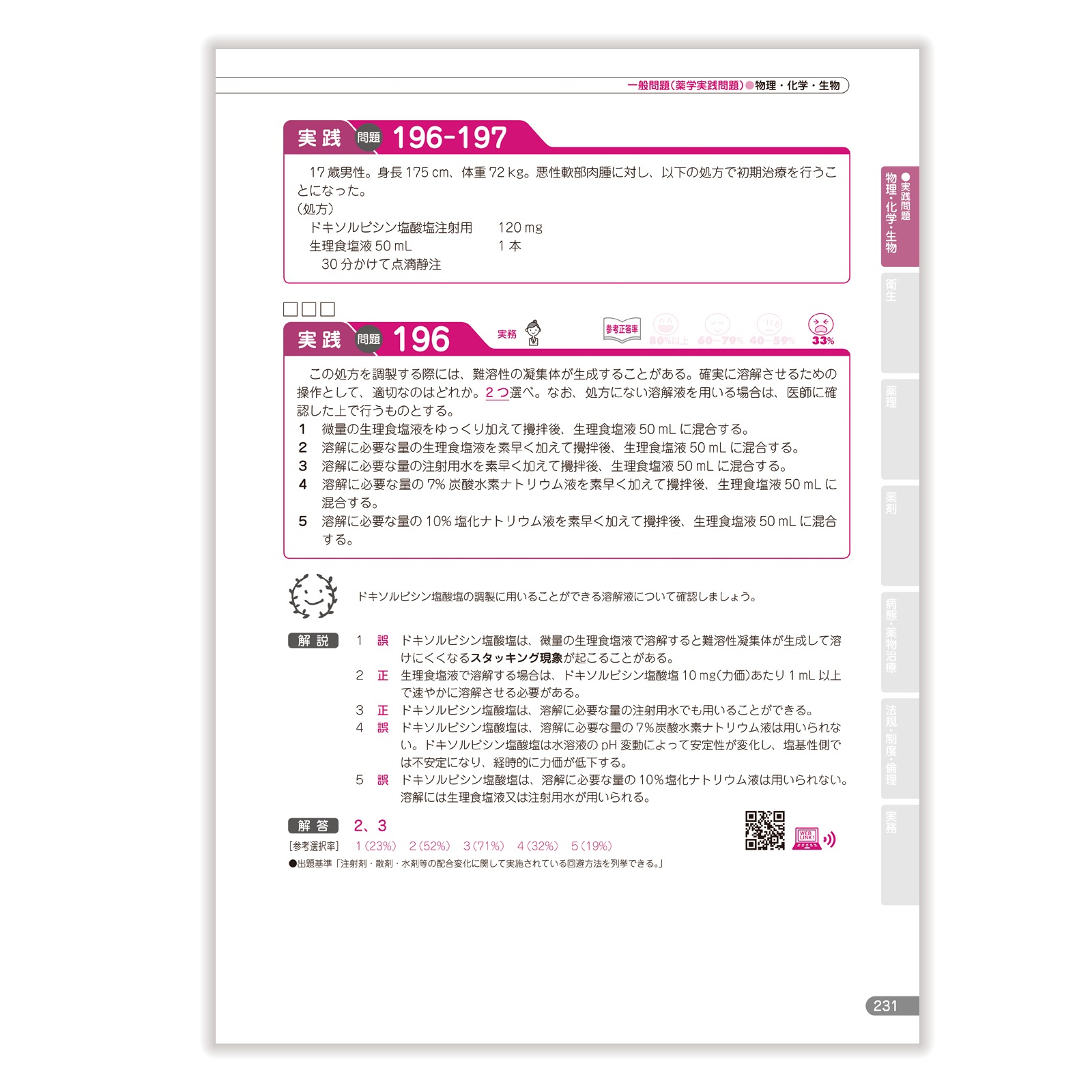 薬剤師国家試験対策参考書　第107回　2022年版　第97回〜106回　問題集 第107回薬剤師国家試験 回数別既出問題集」5/9（月）発刊 - 薬学