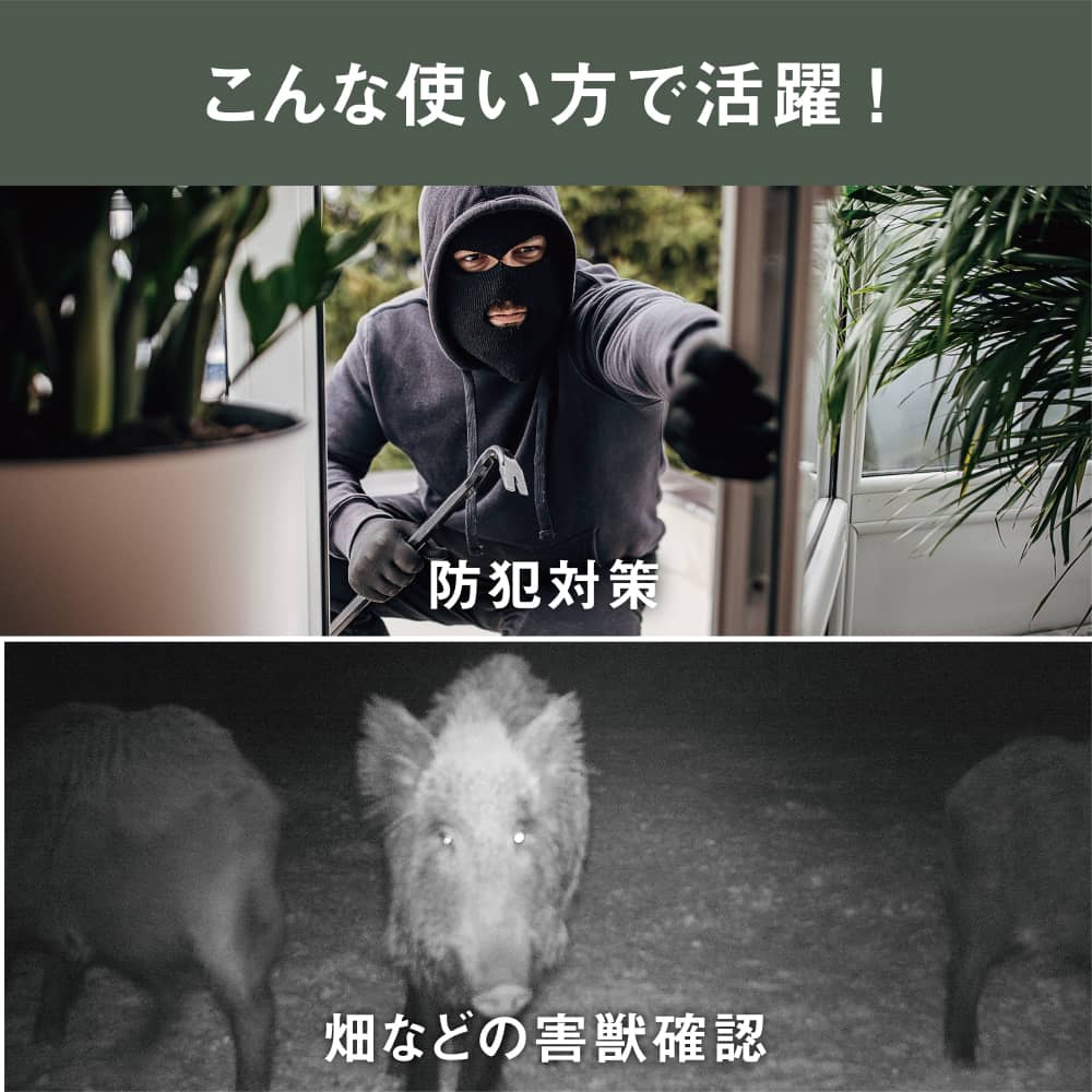 乾電池式どこでもセンサーカメラ ムサシ(MUSASHI)｜配線不要！どこでも