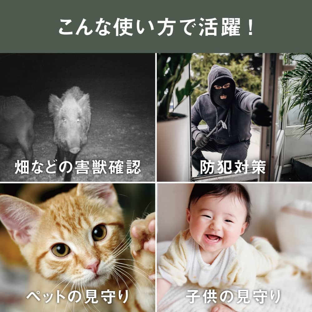 充電式どこでもセンサーカメラ ムサシ(MUSASHI)｜どこからでも映像確認