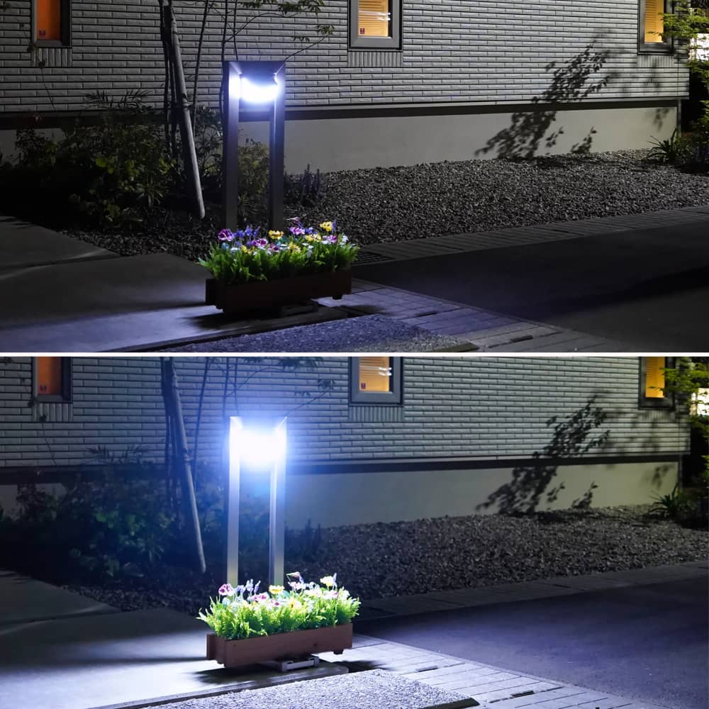 フランプF01型｜敷地内・駐車場への侵入対策にLEDライト付きのパネル状