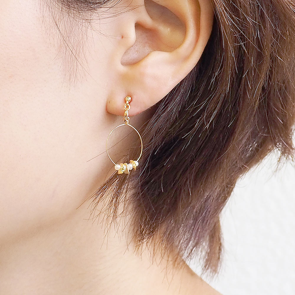 ノンホールピアス NP-004B-itam(アイタム) |シンプルで上質なMade in Japan