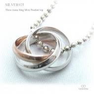 15mm3蓮リング(シルバー/ピンクゴールド) シルバー ペンダント トップ 【シルバー925/SILVER925 /ペンダントヘッド】|シルバー925|ペンダントトップ