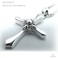 ネイティブ・ サン(太陽) シルバー クロス ペンダント トップ 【シルバー925/SILVER925 /ペンダントヘッド】|シルバー925|ペンダントトップ