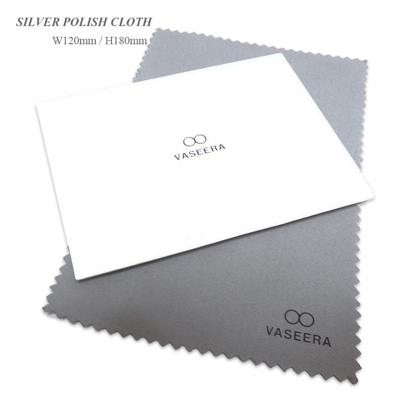 VASEERA シルバーダスター/ポリッシュ・クロス(磨き布) ホワイトパッケージ入り 120mm×180mm