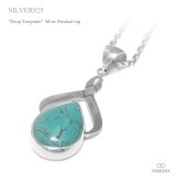 アリゾナ ターコイズ silver925 ペンダントトップ 18g
