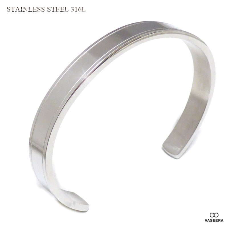   ステンレススチール バングル ブレスレット/バングル,ステンレス(SUS316L) | VASEERA