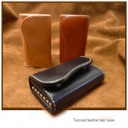 植物タンニン鞣し牛革(オイルヌメ) 六連レザーキーケース/革小物/ハンドメイド|キーケース|革小物