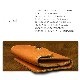 植物タンニン鞣し牛革(オイルヌメ)  二つ折り多機能コインケース/ コンパクトウォレット/革財布/ハンドメイド