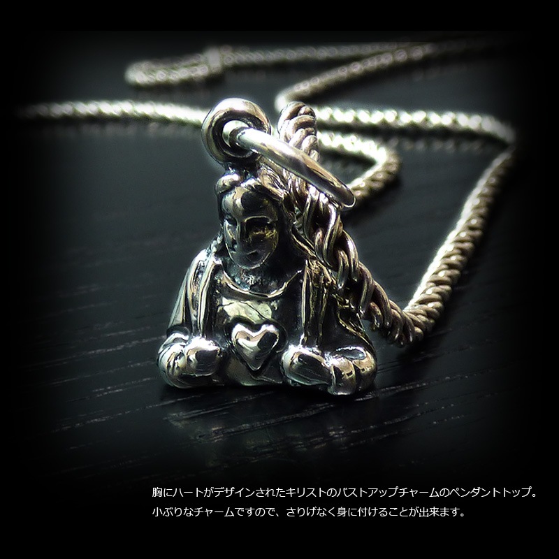 キリスト バストアップスタイル シルバー ペンダント トップ 