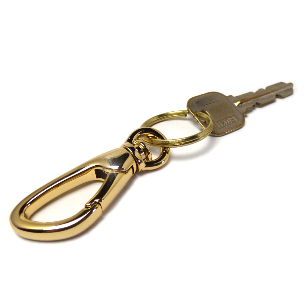 スタイリッシュデザイン 57mmナスカン ゴールドコート仕上げ 30mm二重