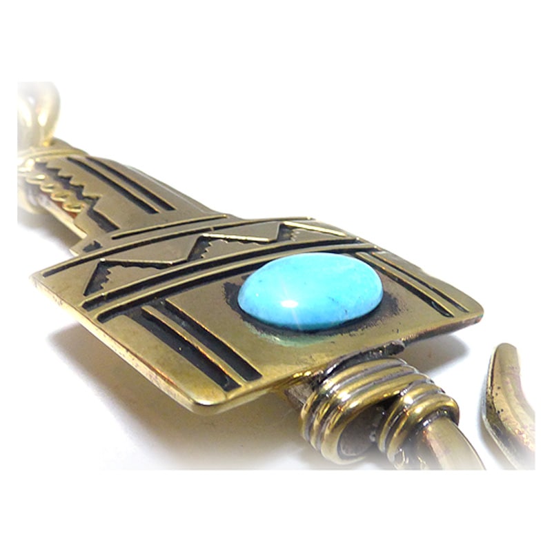 ターコイズ サンダーバード 真鍮 ブラス サイズ16号 ナバホ族オールド
