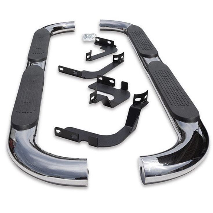 ハマー HUMMER H3 極太　4インチ サイドバー ブラック　【YO-H3-4RB】 h3 ハマー パーツ（サイドステップ｜外装・エアロパーツ