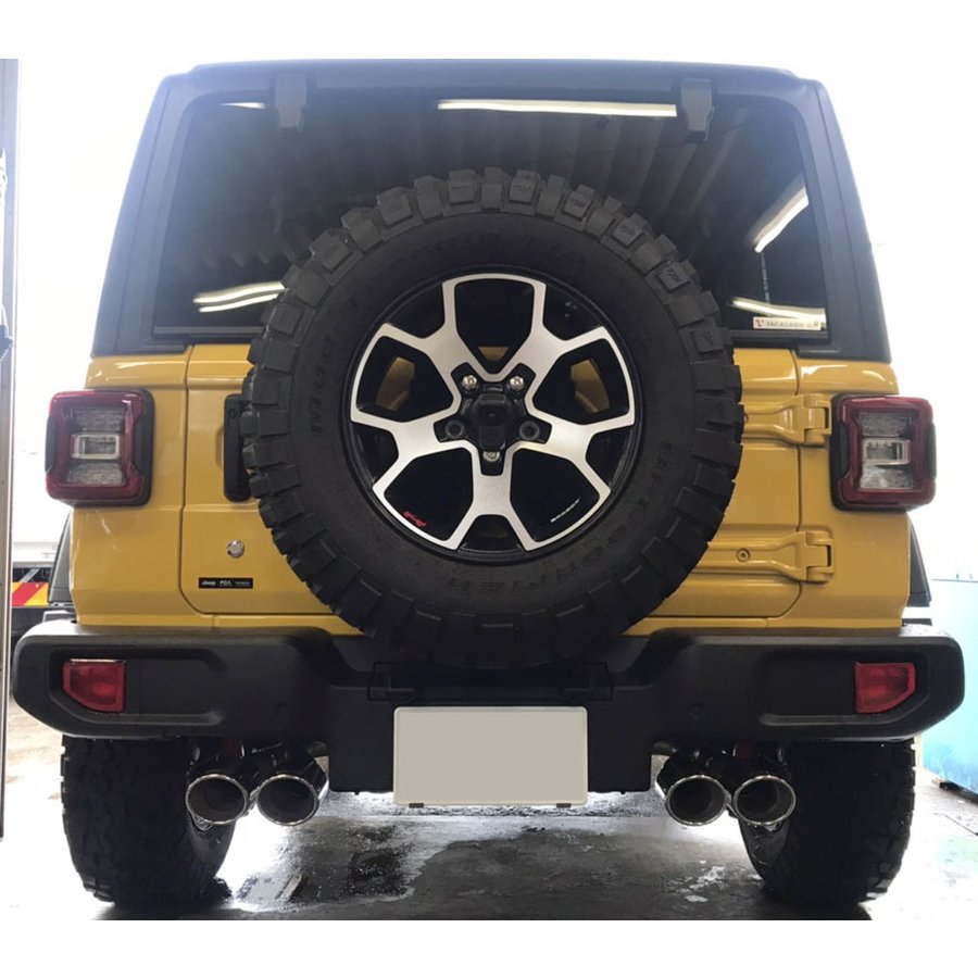 18y- ジープ ラングラー JL 3.6L CROSS 4本出し オールステンレス