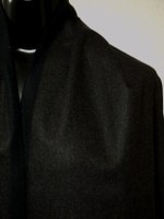 閉店大セール　特選お買得品　【ＧＩＶＥＮＣＨＹ／ジバンシー,カシミヤ,ウール,デニム調】 フランス製,輸入生地, 　茶/黒　杢　 カシミヤ30%　 ウール70%　 140cm巾2.7m（スーツ分） 2