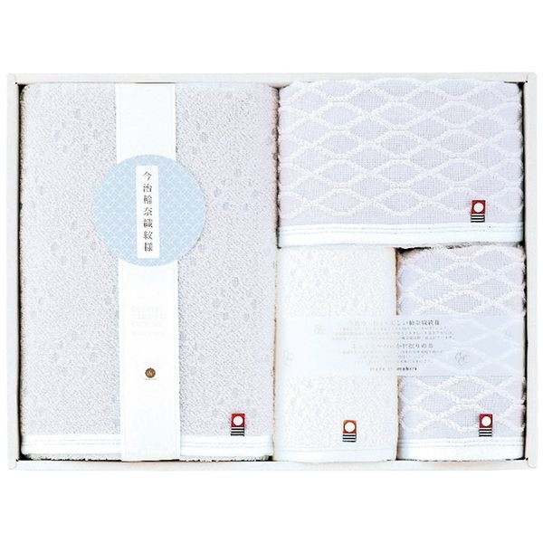 今治輪奈織紋様 タオルセット