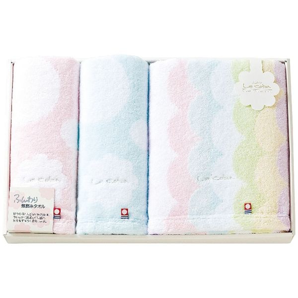 ル コトン 今治製バス・フェイスタオルセット