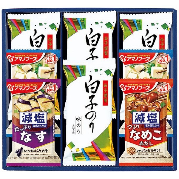 味之庵 アマノフーズ＆白子味のり詰合せ 6391-25