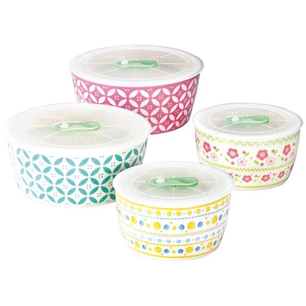 レトロ和紋 高気密レンジパック4点セット