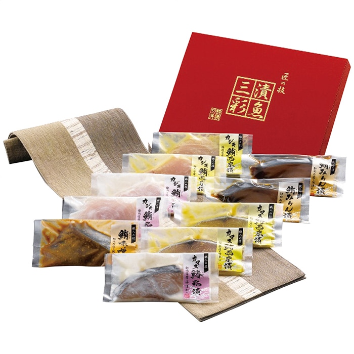 【送料込み】一愼 漬魚三彩 TUS50SKC