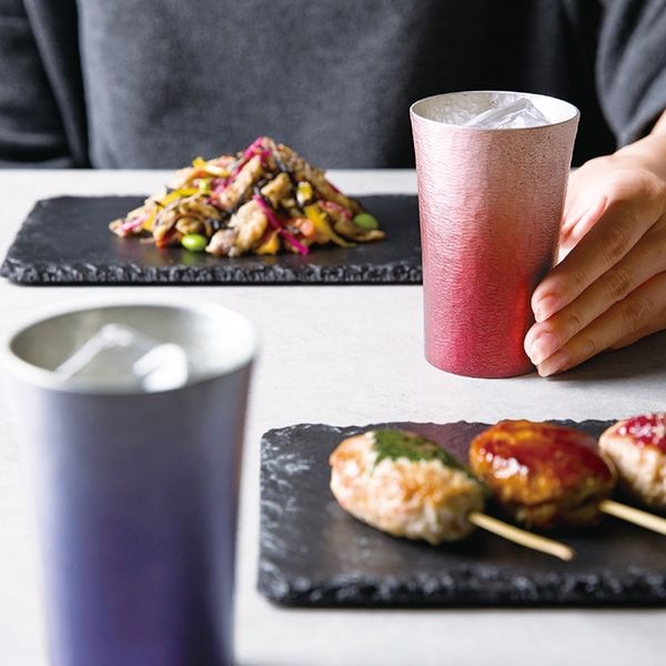 錫製タンブラー200ml 紫