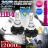ǿ/쥯HB4X3 PHILIPS 12000LM/LEDإåɥ饤ȥå50W/6500Kָб/Ѵե/2ĥå/1ǯݾ