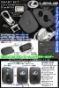 【タイプ31F/GL】20系IS250/350/C《レクサスFスポーツ/スマートキー》純正キーケース&ブラガキーホルダー[黒牛革調/グレー糸］|キーケース|■キーケース/キーホルダー/ブランクキー/キ