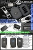 【タイプ32F/BL】《レクサスFスポーツ/スマートキー専用》純正キーケース&ブラガキーホルダー[ブラック牛革調合成レザー/ブルーステッチ］|キーケース|■キーケース/キーホルダー/ブランクキー/キー