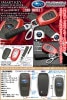 XV/WRX/フォレスター/BRZ[タイプ3SB/RE スバル/レッドメッキ]TPUキーケース/スバルマーク付,キーホルダー,窓付/スマートキー/ブラガ