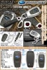 タイプ3ST/SI【スバルSTI/シルバーメッキ】スマートキー対応TPU製フルカバーキーケース & STIマーク付牛革ストラップ キーホルダーセット