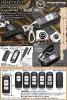 マツダTPUキーケース[ブラックメッキ]アクセラ/ビアンテ/タイプ3M/BKスマートキー&マツダマーク付牛革ストラップ キーホルダーセット|キーケース|■キーケース/キーホルダー/ブランクキー/キーパ