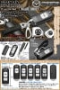マツダTPUキーケース[ブラックメッキ]MPV/デミオ/タイプ3M/BKスマートキー&マツダマーク付牛革ストラップ キーホルダーセット|キーケース|■キーケース/キーホルダー/ブランクキー/キーパーツ
