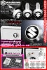 盗難防止ナンバープレート ロックボルト純正品【スズキ3Dエンブレム付/海外社外品/客注品】メッキボディ[タイプ11/SZ]3個入[汎用品]ブラガ|ナンバーボルトキャップ|■その他のエクステリアパーツ[