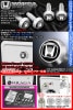 盗難防止ナンバープレート ロックボルト純正品【ホンダ ブラック3Dエンブレム付/社外品/客注品】メッキボディ[タイプ12/HB]4個/ブラガ|ナンバーボルトキャップ|■その他のエクステリアパーツ[車外