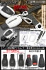 GLA/GLC/GLEクラス【AMGエンブレム付 ホワイト/光沢白】メルセデスベンツ《タイプ1/AB》光沢ハードキーケース&牛革ストラップ キーホルダー