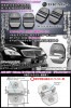 AMG/GT/GTR【タイプ5/A1B】シルバー/メルセデスAMGロゴ&ベンツマーク付/客注品[ベンツ汎用品]ドアロック ストライカー《ブラックメッキカバー》4点