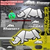 [サイ エンブレム/Lサイズ/客注品/1個]JB43W/74W,JB31/32スズキ ジムニーシエラ[タイプ1L/1P]シルバー&ブラック アルミ製ダイヤカット仕上/両面テープ付|スズキ/ジムニー|■
