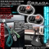 ホンダ タイプR/多目的ホルダーハンガーフック/レッドエンブレム付/客注品/2個セット【タイプ3/HR】ケーブル マスク 鍵 眼鏡 各袋 収納 整理 便利グッズ/ブラガ